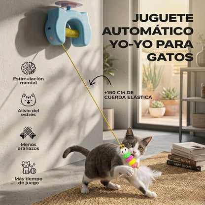 Felitix:  Yo-Yo Eléctrico para Gatos - Diversión Automática